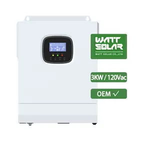 SRNE 3000w 3kw 12v 24v 48v Dc Ac 110v 120v 220v 230v saf sinüs dalga güneş enerjisi dönüştürücü şarj sistemi invertör