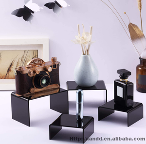 Exhibidores Acrílicos Negros Multifuncionales, Exhibidores de Joyería, Soporte de Exhibición de Productos de Plástico para Figuras, Bufés y Postres - Product Image 5