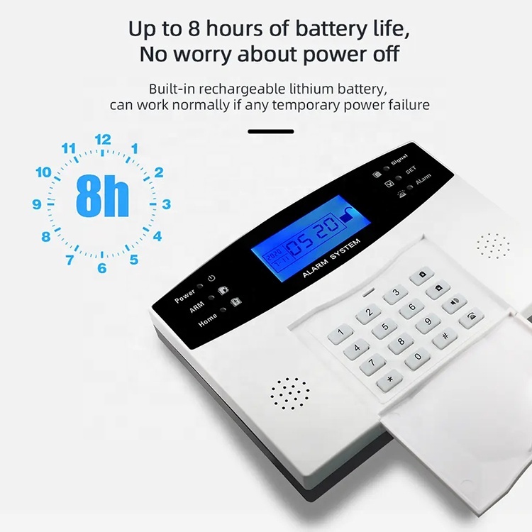Tuya Wifi GSM 4G Smart Intruder Alarm System 433MHz Door Use Host Control Panel ABS Material Factory Supply IP Alarm Equipment · image 4