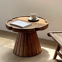 DELANTO RD64J Table basse en bois et marbre moderne, durable, personnalisée en usine, assemblage facile, mobilier de salon de luxe