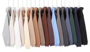 Sudadera con Capucha Extra Grande Unisex para <span class=keywords><strong>Hombre</strong></span>, Otoño, 350GSM, Poliéster/Algodón, Tejido <span class=keywords><strong>de</strong></span> Felpa, Cómoda, Elegante, Lisa, Personalizable - Product Image 3