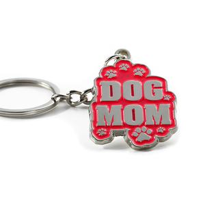 Llavero personalizado de metal, suave, esmalte, perro, mascota, mamá, llavero - Product Image 3