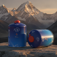 Kaleng Gas Butana Ukuran Kompak untuk Berkemah 230g 450g Tahan Guncangan Kaleng Gas Alpine untuk Piknik dan Barbekyu di Luar Ruangan