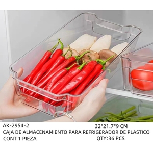 Scatola portaoggetti in plastica per frigorifero-scatola moderna e durevole-32*21.7*9 cm - Product Image 1