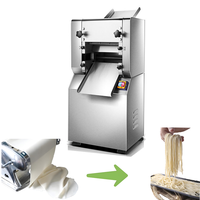Laminoir à pâte à pizza en acier inoxydable pour le pain et les nouilles avec de la farine Machine à fabriquer des nouilles pour pâtes fraîches