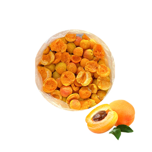 Peças de damasco liofilizadas orgânicas Pó de frutas liofilizadas Fatias de damasco liofilizadas preservadas em embalagem a granel - Product Image 1