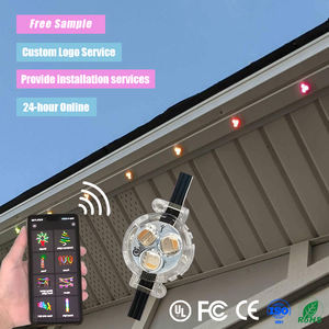 Luces LED de Navidad Permanentes Inteligentes RGB WS2811 a Prueba de Agua de 12V CC, Luces LED de Punto de Píxel para Decoración de Aleros Exteriores - Product Image 5