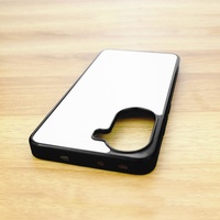 Coques de téléphone portable personnalisées en TPU souple 2D, vierges pour sublimation, antichoc, pour la série Redmi en noir/transparent