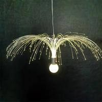 Lampe décorative en fibre optique de 30 cm en forme de méduse pour extérieur, jardin, parc, lumière suspendue, DC24V, lampe en fibre optique en forme de méduse