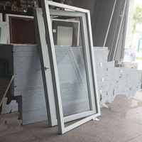 공장 직판 현대적인 디자인 PVC 유리문 실내 장식 플라스틱 스틸 스윙 도어 (주방 욕실용)