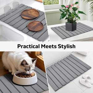 Alfombrilla de Baño de Piedra de Diatomita de Lujo, Plegable, Multifuncional, de Secado Rápido, Tallada, para Mayor Comodidad en el Baño - Product Image 6