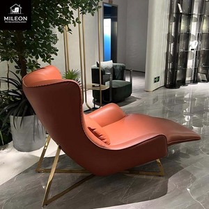 Sedie e Divani per <span class=keywords><strong>Soggiorno</strong></span> dal <span class=keywords><strong>Design</strong></span> Unico in Acciaio, Poltrone Reclinabili Moderne ed Eleganti in Pelle o Tessuto - Product Image 2