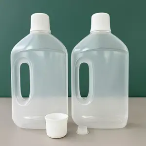 Laundry Washing Liquid Detergent Bottle 1L 2L 3L 5L Customized HDPE Liquid White Clear Packaging