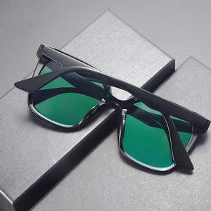 Lunettes de soleil personnalisées UV400, monture noire, verres en PVC, unisexe, pour la conduite, la pêche, style influenceur, série GM Film - Product Image 2