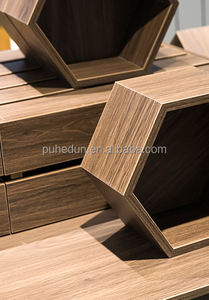 Lichtgewicht houten nesttafel supermarkt rekdisplay voor cosmeticawinkels voor winkelinrichting - Product Image 5