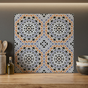 Carreaux de sol en céramique antidérapants de style marocain rustique, 12x12 pouces, imprimés numériquement avec un motif onyx, qualité d'exportation - Product Image 3