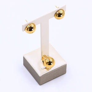 Классический дизайн нержавеющая сталь локоть магнитное свадебное золото/серебро ожерелье серьги браслет кольцо 4 шт. комплект ювелирных изделий оптом - Product Image 6