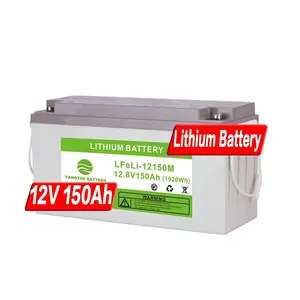 Lifepo4 Battery 12v 150ah Yangtze High Quality 12v 150ah Rechargeable Lifepo4 Battery Lithium Battery With CE ISO Rohs