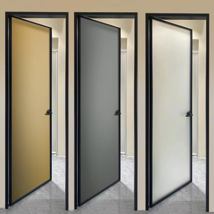 Porta per Bagno di Nuova Concezione, Stile Semplice e di Alta Gamma, Antivento e Trasparente, per Residenze - Product Image 2