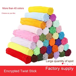 Limpiapipas <span class=keywords><strong>de</strong></span> Chenilla Multicolor <span class=keywords><strong>de</strong></span> 100 Piezas para Proyectos Creativos <span class=keywords><strong>de</strong></span> Flores Artificiales - Para Navidad, Halloween, Regreso a Clases - Product Image 5