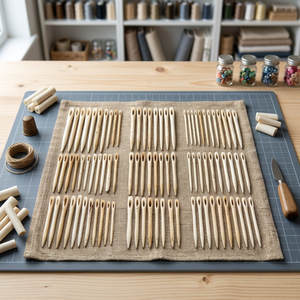Aiguille à fil naturel de qualité supérieure, aiguille à tapisserie à grand chas, aiguille à tricoter, à crocheter et à coudre – Fabricant en gros - Product Image 2