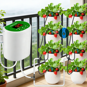 Temporizador de Riego Digital para Jardín, Sistema de Riego Automático para Plantas en Maceta, Uso en Exteriores, Fácil Instalación, Material Plástico - Product Image 1