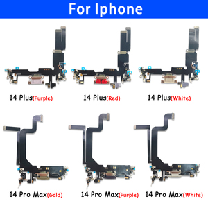 Nouveaux câbles flexibles pour Port De charge de téléphone portable pour <span class=keywords><strong>IPhone</strong></span> <span class=keywords><strong>14</strong></span> Plus pour <span class=keywords><strong>IPhone</strong></span> <span class=keywords><strong>14</strong></span> Pro Max Conector De Carga pièces De réparation celulaires - Product Image 5