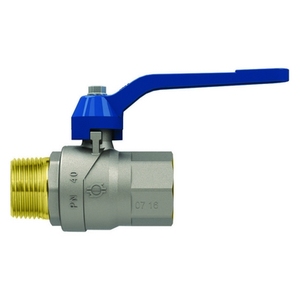 Valvola a Sfera Maschio-Femmina 1 1/2 Dn 40 Pn 25 con Leva per Sistemi di Riempimento - Product Image 1