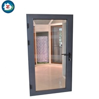 Portes de chambre et de toilettes en alliage d'aluminium de style européen avec isolation thermique pour hôtels et villas