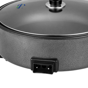 Andong Multifunction 16" Large Round Non-stick Coating <strong>Electric</strong> Pizza <strong>Pan</strong> with Auto-thermostat Control <strong>for</strong> <strong>Cooking</strong> - Product Image 5