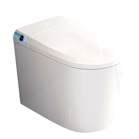 WC intelligent de haute qualité à commande automatique par capteur, toilettes monobloc en céramique électronique moderne avec télécommande