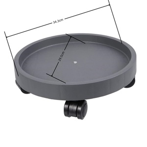 Plateau en plastique à roues rondes bon marché durable le plus vendu pour pot d'<span class=keywords><strong>arbre</strong></span> - Product Image 2