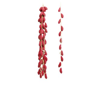 Artificial Vegetable Strings With Chili Peppers Corn Garlic For Farmhouse Restaurant Decorations Indoor Use - Product Image 5