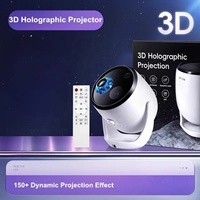 Projecteur LED créatif 3D ciel étoilé en ABS, veilleuse haut de gamme avec haut-parleur et télécommande, projecteur romantique à étoiles pour cadeau