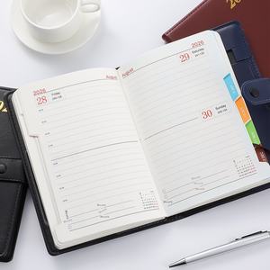 2026 manuale annuale transfrontaliero per il lavoro con copertina rigida del taccuino in pelle con copertina rigida - Product Image 2