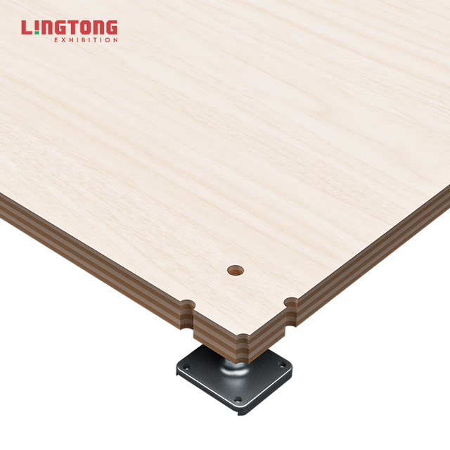 Exhibition Wooden Adjustable Flooring for Booth Raised Flooring Solution