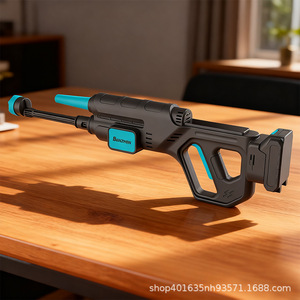 Pistola de lavado de autos a batería de 21v con presión ajustable, alta potencia y portátil para limpieza de vehículos - Product Image 4