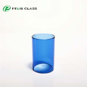 Lámpara LED de Tubo de Vidrio Borosilicato 3.3 Hecha a Mano en China, Color Azul, Borde Pulido Personalizado, Control Inalámbrico para Interiores del Hogar - Product Image 2