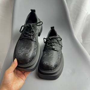 Mocasines informales de alta calidad y a la moda para mujer 2025 nuevos zapatos transpirables con cordones y punta cuadrada - Product Image 3