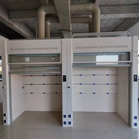 Nouvelles hottes de ventilation de laboratoire certifiées CE, hottes d'évacuation chimique sans conduit, armoire de protection contre les fumées, construction en acier galvanisé, haute