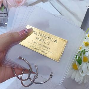 Acrylique transparent manucure stockage <span class=keywords><strong>Album</strong></span> outil portable nail Art affichage montrant des outils appuyez sur ongles conseils affichage livre - Product Image 2