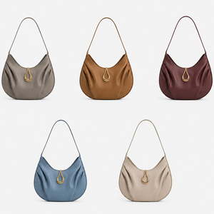 Bolso de Hombro de Piel Sintética para Mujer, Estilo Media Luna, Bolso de Mano Plegado Suave, Bolso Bandolera Casual, Bolso de Moda para Viajes Diarios - Product Image 6