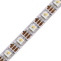 Ideal untuk Instalasi Seni Panggung, Lampu LED Strip Pixel RGBW SK6812 DC5V 60 Piksel IP20 PCB Putih Hitam, Warna Berubah Sesuai Impian