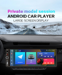 2025 thiết kế mới 6.86 "1280*480 không dây <span class=keywords><strong>Android</strong></span> Auto Car DVD MP5 Máy nghe nhạc cho Carplay - Product Image 3
