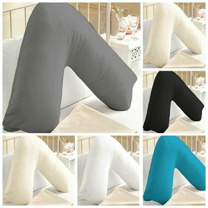 Oreiller orthopédique en forme de V allaitant la grossesse dos et cou et genou coussin de soutien oreiller oreiller de maternité oreiller de <span class=keywords><strong>corps</strong></span> - Product Image 4