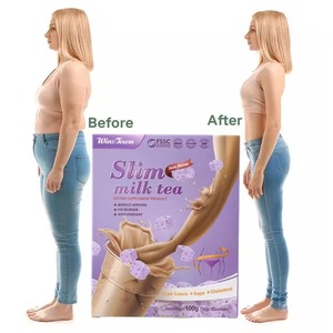 חם אוem taro טעם הרזיה תה חלב 100% טיפוח הטבע טיפול רפואי מדי יום תה רזה - Product Image 4