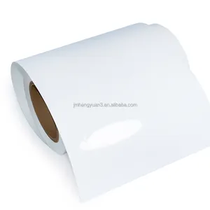 Pvc Gloss White Label Stock Zelfklevend Papier Polyester Sticker Vinyl Label Papier Jumbo Roll