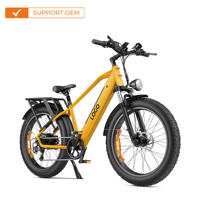 Bicicleta Eléctrica OEM de 250W con Batería Integrada de 48V, Bicicleta Híbrida Eléctrica de 26 Pulgadas con Doble Suspensión, Bicicleta Todoterreno para Adultos