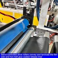 Vollautomatische Kompostierbare PE-Kunststoff-Verpackungsmaschine für Express-Versandtaschen mit Klebestreifen
