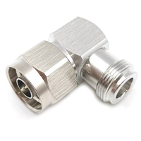 Adaptador RF Raynool de Baja Pérdida (PIM Bajo) N Macho a N Hembra Recto/Angular RNX10 2.2/5 Tipo N 4.3/10 7/16 DIN Coaxial de 50 Ohmios